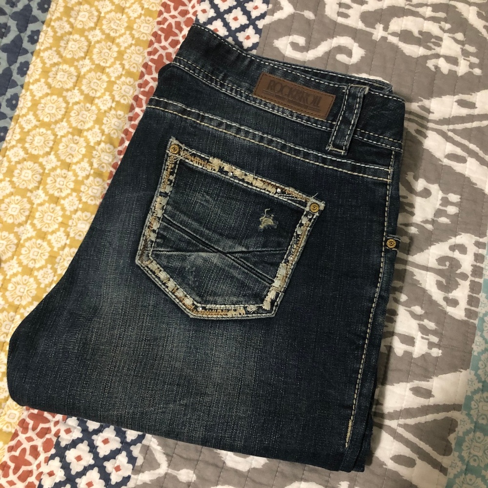 Rock N' Roll Mid Rise Jeans -